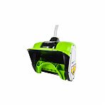 Снегоуборщик аккумуляторный Greenworks GD40SSK4, одноступенчатый, шнек пластик, 40В, 1 АКБ