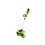 Снегоуборщик аккумуляторный Greenworks GD40SSK4, одноступенчатый, шнек пластик, 40В, 1 АКБ