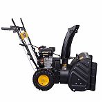 Снегоуборщик бензиновый Huter SGC 4100W, двухступенчатый, металлический шнек, 4100 Вт