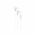 Наушники внутриканальные Hoco М86 Ocean, Type-C 1.2 м, белые