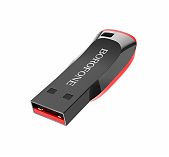 Флеш накопитель USB Borofone BUD2, USB 2.0, 32GB, черный с красным