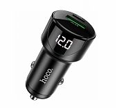 Блок зарядный автомобильный Hoco Z42 USB, Type-C, 20 Вт, 3 А, черный