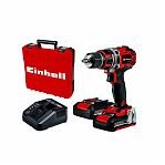 Аккумуляторный шуруповерт Einhell PXC TE-CD 18/50, 2 аккумулятора и зарядное устройство в комплекте 4513896