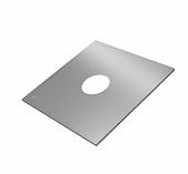 Экран защитный для печей и каминов Ferrum 500x500 мм, сталь 0.5 мм, d 150 мм