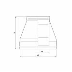 Конус 0,5мм d160х250 К Ferrum