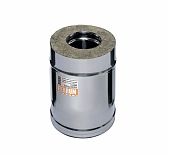 Труба для дымохода Ferrum К 150х210 мм, сталь, сэндвич-конструкция, длина 0.25 м