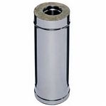 Труба  для дымохода Ferrum d 130x200 мм, сталь 0.5 мм, сэндвич-конструкция, длина 0.5 м