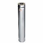 Труба для дымохода Ferrum 120х200 мм, сталь 0.5 мм, сэндвич-конструкция, длина 1 м