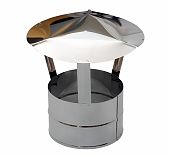 Зонт-Д для дымохода Ferrum d 110 мм, нержавеющая сталь 0.5 мм