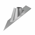 Крышная разделка угловая Ferrum d 200 мм, для дымохода,  сталь, 0.5 мм