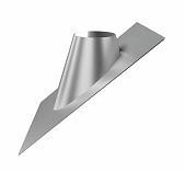 Крышная разделка угловая Ferrum d 200 мм, для дымохода,  сталь, 0.5 мм