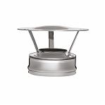 Оголовок для дымохода Ferrum К, f3104, d 120х200 мм, нержавеющая сталь 0.5 мм