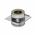 Площадка монтажная для дымохода Ferrum К f3204, 120х200 мм, сэндвич-конструкция, сталь 2 мм