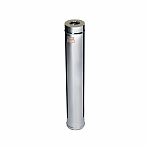 Труба для дымохода Ferrum К 115х220 мм, сталь 0.8 мм, сэндвич-конструкция, длина 1 м
