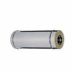 Труба для дымохода Ferrum К 180х280 мм, сталь 0.8 мм, сэндвич-конструкция, длина 0.5 м
