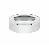 Заглушка для тройника d 100х200 мм, оцинкованная сталь 0.5 мм