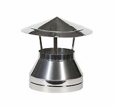 Оголовок для дымохода d  200х300 мм, сталь AISI 409 0.5 мм, сэндвич-конструкция