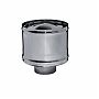 Зонт-Д для дымохода Ferrum GS/FH d 120 мм, с ветрозащитой, сталь 0.5 мм