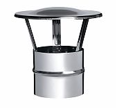 Зонт-Д для дымохода Ferrum d 100 мм, для дымохода, нержавеющая сталь 0.5 мм