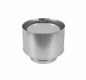 Дефлектор для дымохода, d 100х180 мм, нержавеющая сталь 0.5 мм