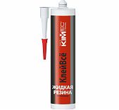 Жидкая резина KimTec КлейВсё для оконных и дверных швов, белая, 405 г