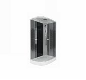 Душевая кабина Niagara NG4512-14R Black 800х1200х2150мм стекло мозаика, низкий поддон 13см