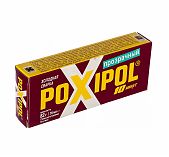 Холодная сварка Poxipol, Прозрачный, универсальная, водостойкая, 70 мл
