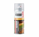 Клей аэрозольный Kudo KU-H311 универсальный, для внутренних работ, 520 мл