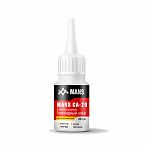 Клей Mans Сosmos CA-20, секундный, цианоакрилатный, прозрачный, 20 г