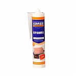 Клей Krass 8307630, жидкие гвозди, для пластика и плитки, белый, 300 мл