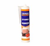 Клей Krass 8307630, жидкие гвозди, для пластика и плитки, белый, 300 мл