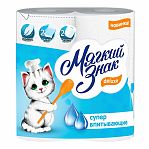 Полотенца бумажные Мягкий Знак Deluxe, 2 слоя, 2 рулона