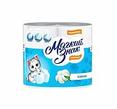 Туалетная бумага Мягкий Знак Comfort Перо, двухслойная, 4 рулона