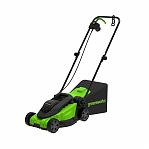 Газонокосилка электрическая Greenworks GD1200LM32, 1200 Вт