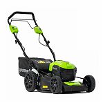 Газонокосилка аккумуляторная Greenworks GD40LM46SPK5, 40В, 1 акк. х 5,0 Ah+з.у