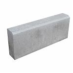 Камень бордюрный садовый, серый, 500х200х50 мм