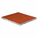 Плиты тротуарные Braer Прямоугольник 200/100/60, красный