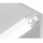 Профиль алюминиевый угловой круглый Ambrella GP2100WH белый/матовый
