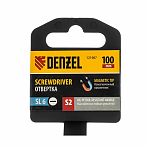 Отвертка DENZEL SL6 100мм 121987