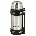Термос Daniks SL-200NGL нержавеющая сталь, 2 л