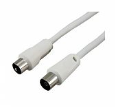 Шнур TV PLUG - TV JACK 15 м белый GOLD REXANT 18-0008