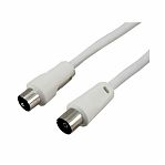 Шнур TV PLUG - TV JACK 10 м белый GOLD REXANT 18-0007