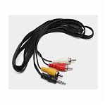 Кабель 3RCA-AUX, тюльпаны на 3.5 Jack, 1.5м