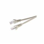 Патч-корд GoPower RJ-45-RJ-45 кат.5е, ПВХ, круглый, серый, 0.5 м