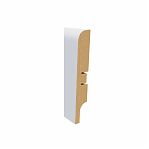 Плинтус белый МДФ AGIS Krispo КР-202-100 16х100х2400 мм