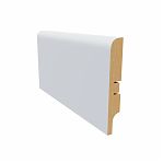 Плинтус белый МДФ AGIS Krispo КР-202-100 16х100х2400 мм