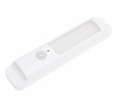 Светильник линейный Uniel ULM-F47-0,9W/4500K/3AA SENSOR IP20 WHITE с датчиком движения