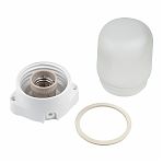 Светильник влагозащищенный Uniel UWL-K01R 60W-E27 накладной, Е27, IP65, белый