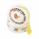 ФУМ лента Profactor 19х0,25 мм, 15 м, желтая
