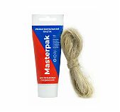 Комплект Masterprof Masterpak для герметизации резьбовых соединений, паста 70 гр. + лен 14 гр.